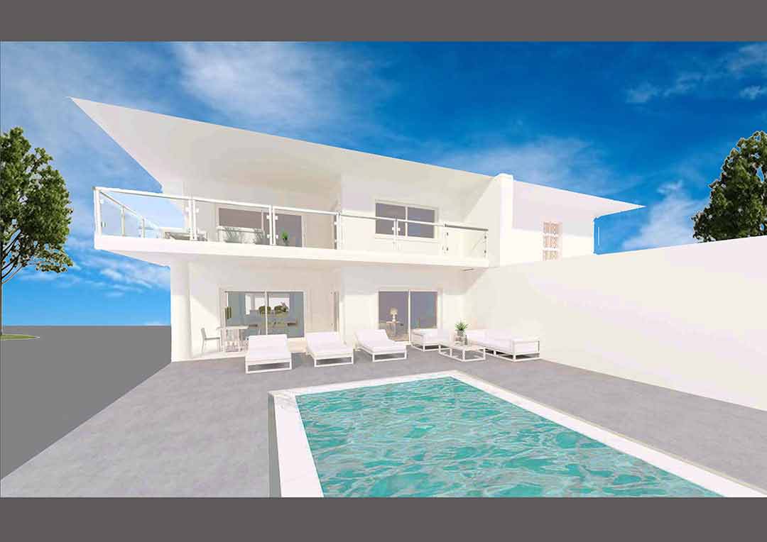 Interior Modelling, Rendering and Walk-through, Villa Lucretia, Portugal
