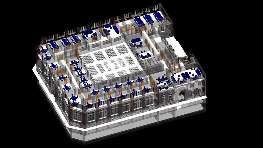Architectural BIM Modelling for Paris Police Prefecture