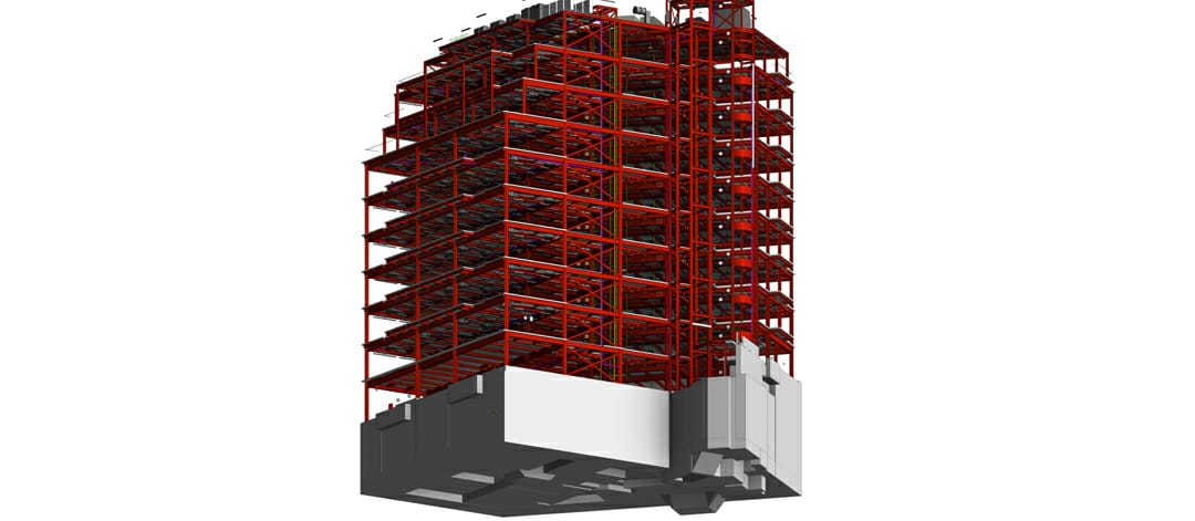 Architectural, Structural & MEP BIM Model for St. Andrews building along with clash resolution in UK