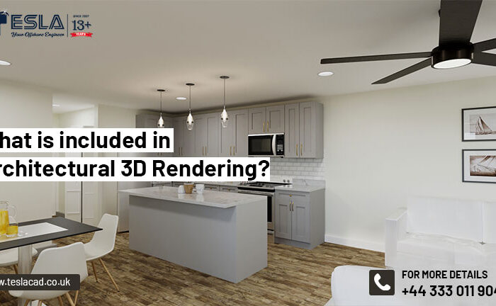 What is included in Architectural 3D Rendering?