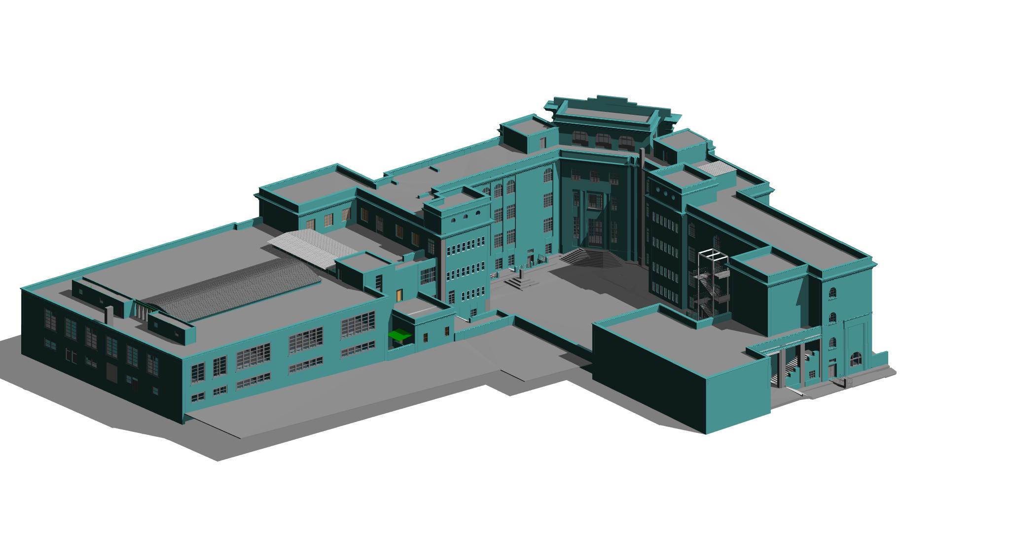 Revit BIM Modelling from Scan for a School Building, UK
