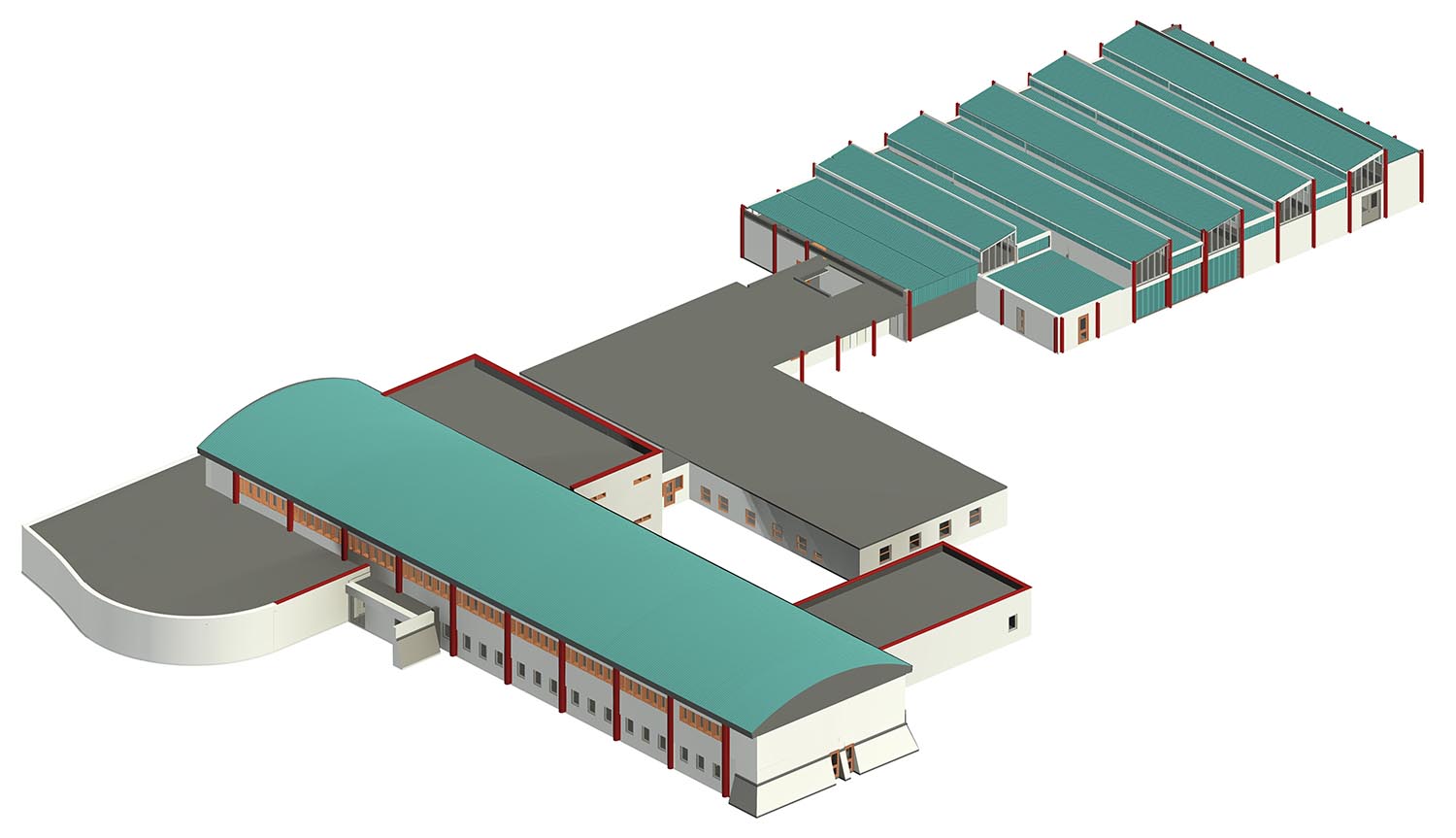 Architectural and Structural Scan to BIM Modelling for a Police Complex, UK