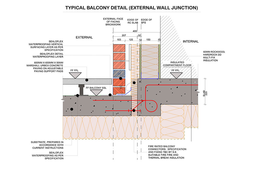 CAD Drafting for Waterproofing Details – Salford
