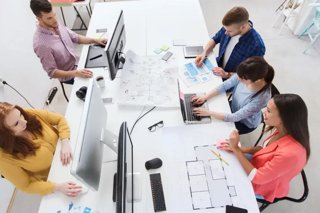 Architects Working on Construction Documentation