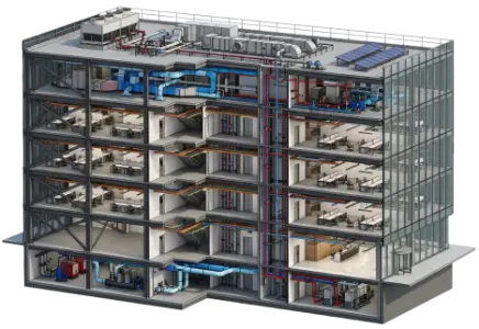 Multi Discplinary BIM Model at LOD 350